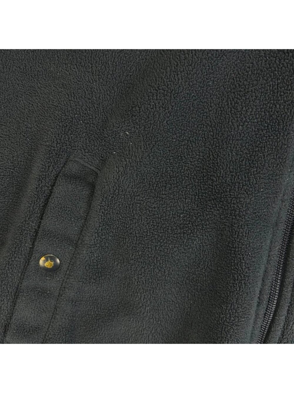Lacoste Full Zip Fleece Jacket Mens 4 Lg Blue Embroidered Big Logo Long "Read" - Picture 5 of 10